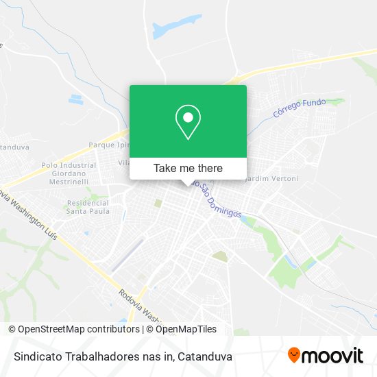 Sindicato Trabalhadores nas in map