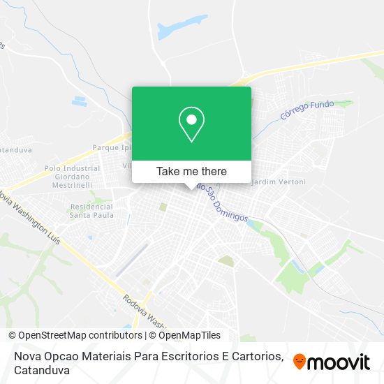 Mapa Nova Opcao Materiais Para Escritorios E Cartorios