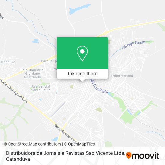 Distribuidora de Jornais e Revistas Sao Vicente Ltda map