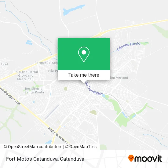 Fort Motos Catanduva map