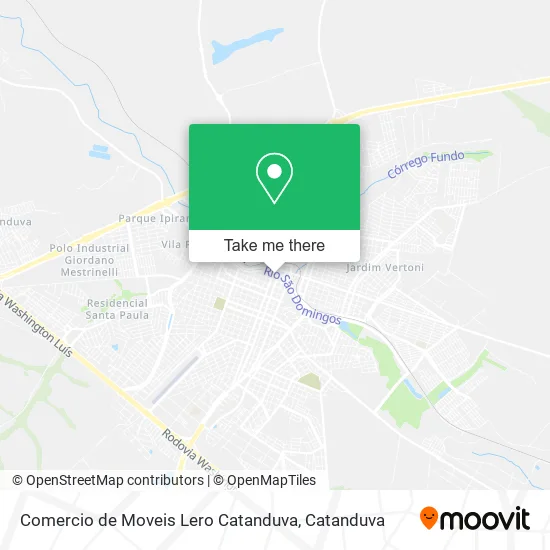 Comercio de Moveis Lero Catanduva map
