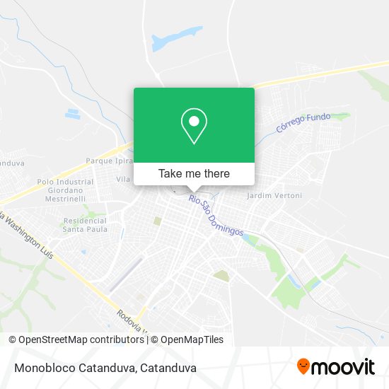 Monobloco Catanduva map