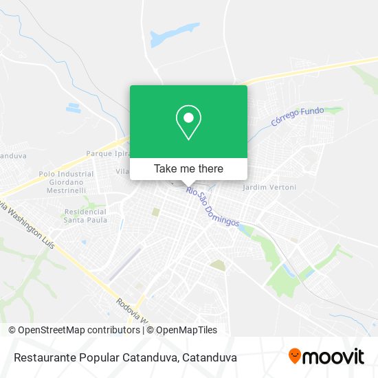 Restaurante Popular Catanduva map
