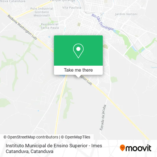 Instituto Municipal de Ensino Superior - Imes Catanduva map