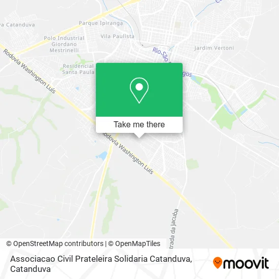 Associacao Civil Prateleira Solidaria Catanduva map