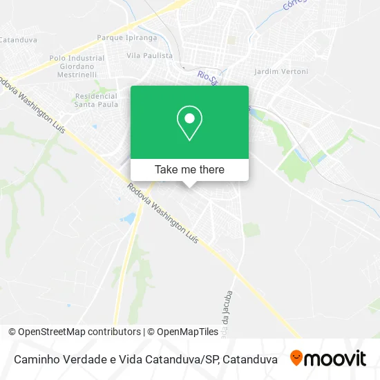 Caminho Verdade e Vida Catanduva / SP map