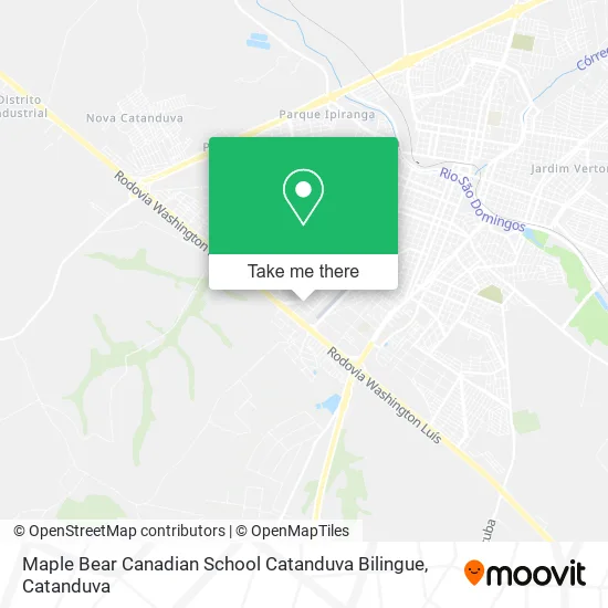 Maple Bear Canadian School Catanduva Bilingue map