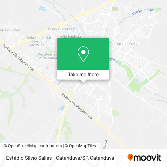 Estádio Sílvio Salles - Catanduva / SP map