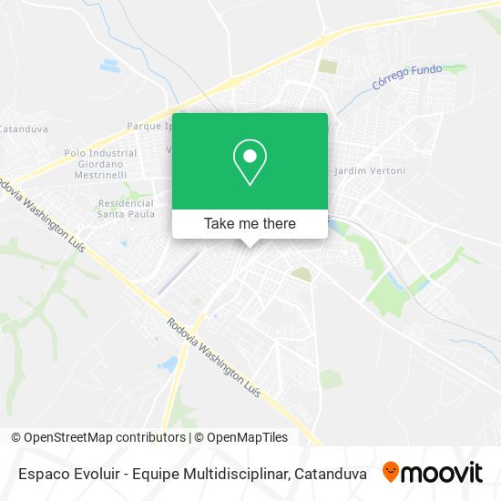 Espaco Evoluir - Equipe Multidisciplinar map