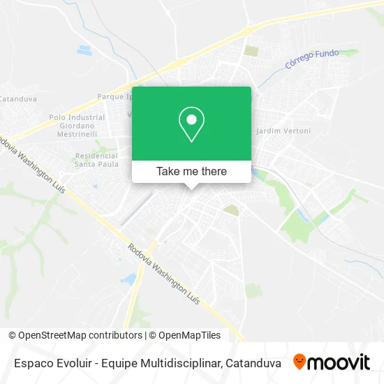 Espaco Evoluir - Equipe Multidisciplinar map
