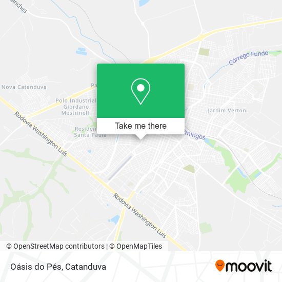 Oásis do Pés map
