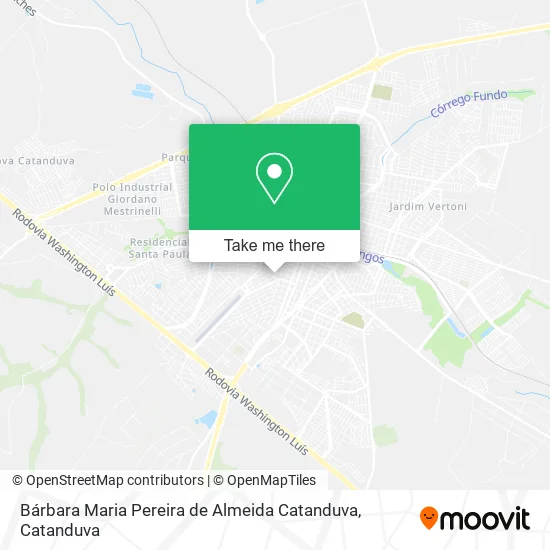 Bárbara Maria Pereira de Almeida Catanduva map
