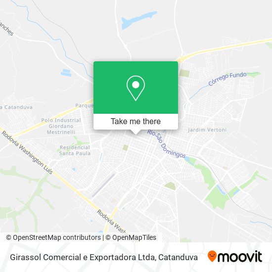 Girassol Comercial e Exportadora Ltda map