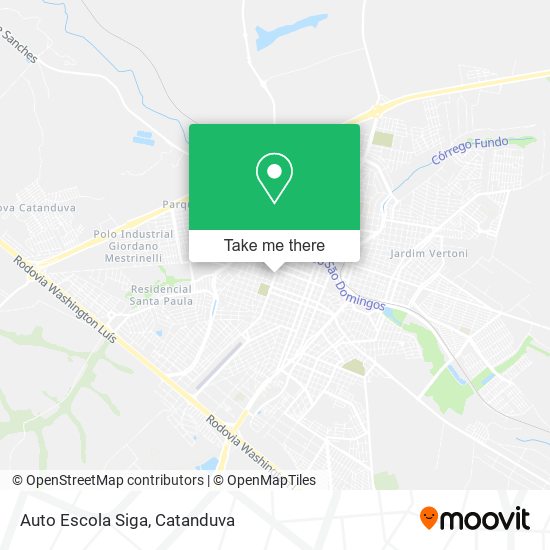 Mapa Auto Escola Siga