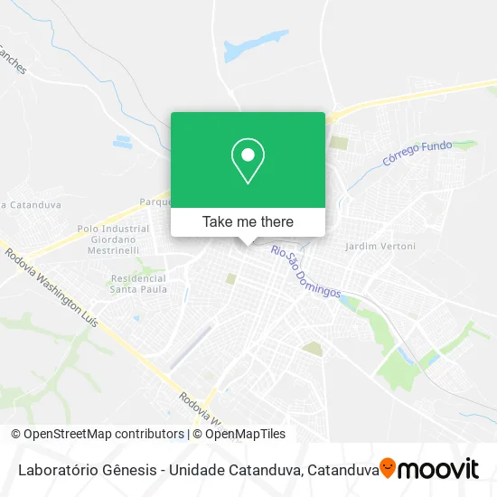 Laboratório Gênesis - Unidade Catanduva map