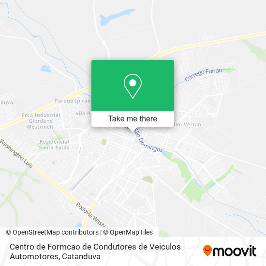 Mapa Centro de Formcao de Condutores de Veiculos Automotores