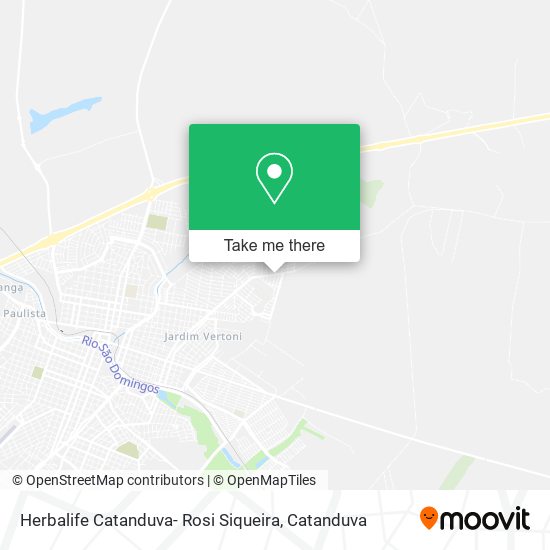 Herbalife Catanduva- Rosi Siqueira map