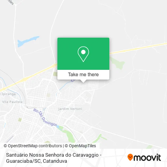 Santuário Nossa Senhora do Caravaggio - Guaraciaba / SC map