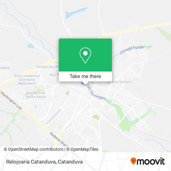 Relojoaria Catanduva map