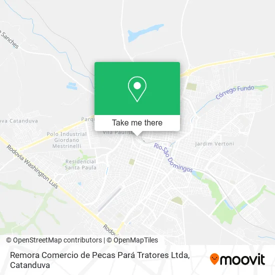 Remora Comercio de Pecas Pará Tratores Ltda map