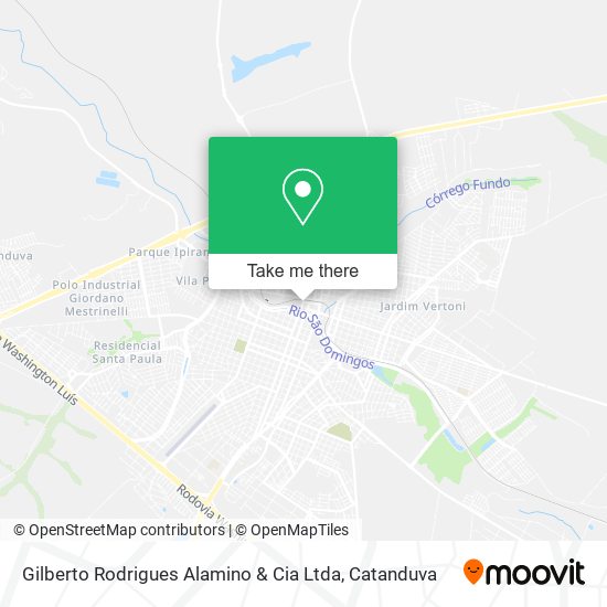 Gilberto Rodrigues Alamino & Cia Ltda map