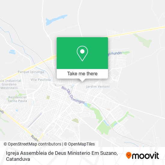 Igreja Assembleia de Deus Ministerio Em Suzano map