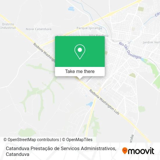 Catanduva Prestação de Servicos Administrativos map
