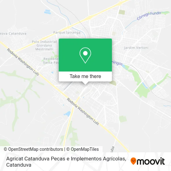 Agricat Catanduva Pecas e Implementos Agrícolas map