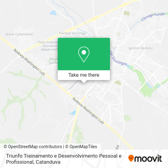 Triunfo Treinamento e Desenvolvimento Pessoal e Profissional map