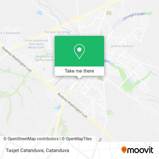Tasjet Catanduva map