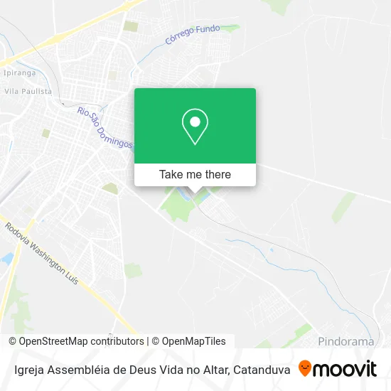 Igreja Assembléia de Deus Vida no Altar map