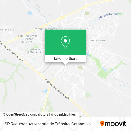 SP Recursos Assessoria de Trânsito map