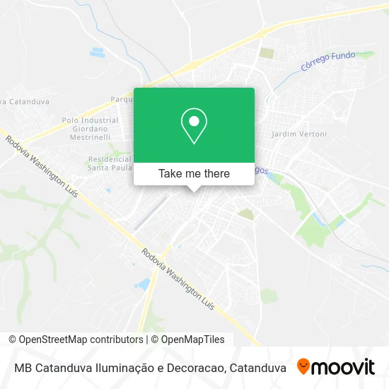 Mapa MB Catanduva Iluminação e Decoracao