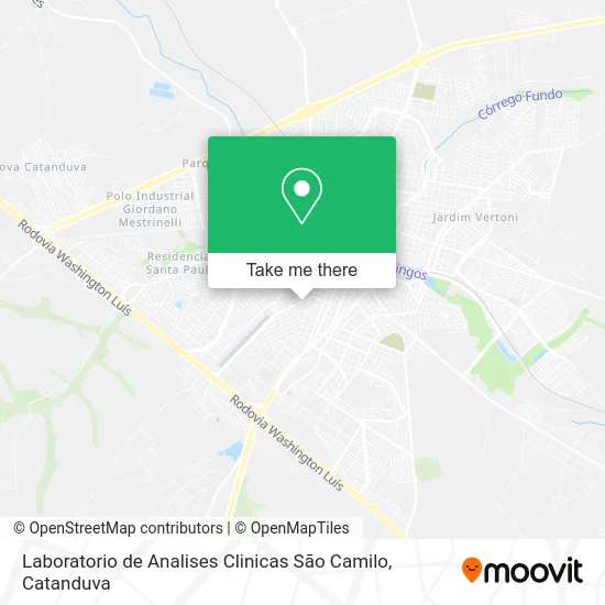 Laboratorio de Analises Clinicas São Camilo map