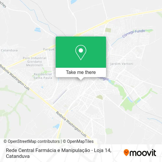 Rede Central Farmácia e Manipulação - Loja 14 map