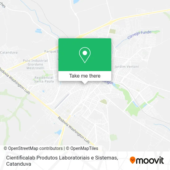 Cientificalab Produtos Laboratoriais e Sistemas map