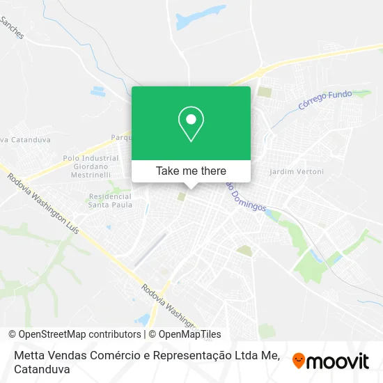 Metta Vendas Comércio e Representação Ltda Me map