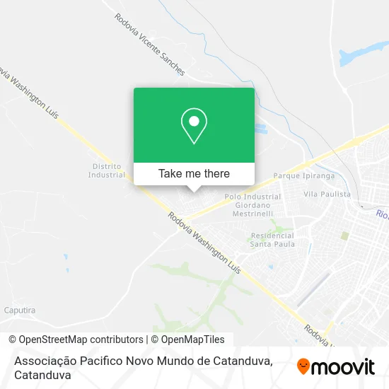 Associação Pacifico Novo Mundo de Catanduva map