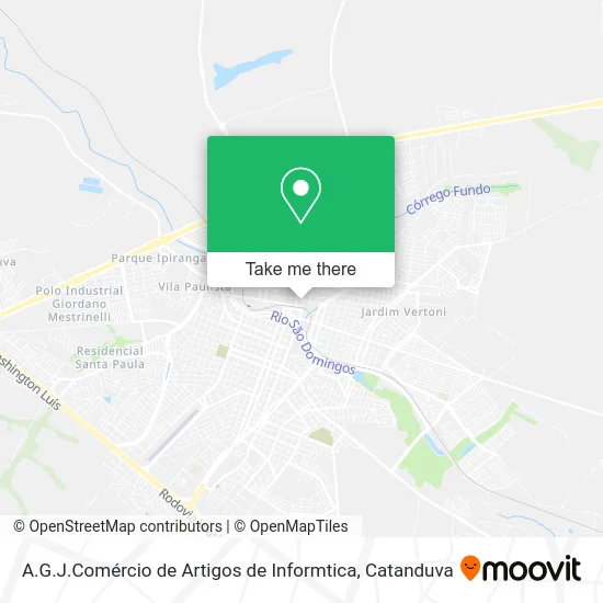A.G.J.Comércio de Artigos de Informtica map