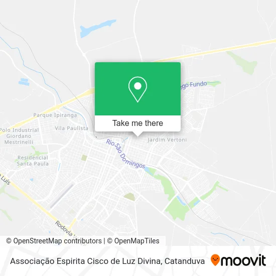Associação Espirita Cisco de Luz Divina map