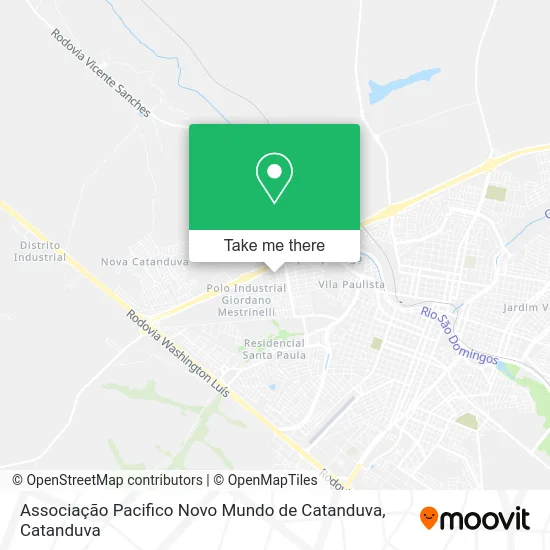 Associação Pacifico Novo Mundo de Catanduva map