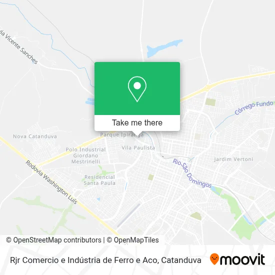 Rjr Comercio e Indústria de Ferro e Aco map