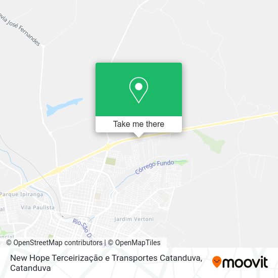 New Hope Terceirização e Transportes Catanduva map