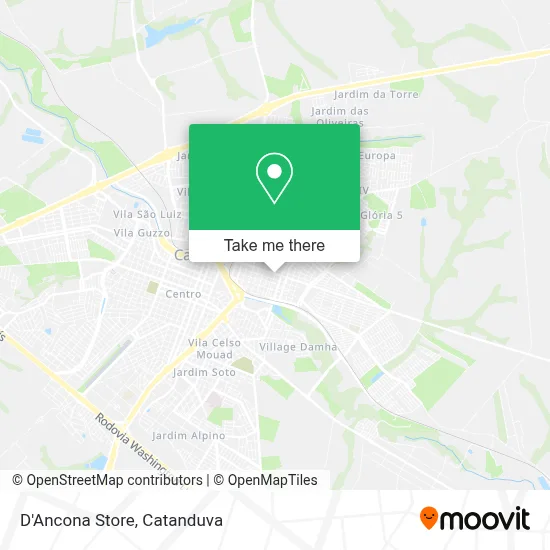D'Ancona Store map