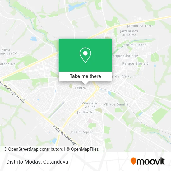Distrito Modas map