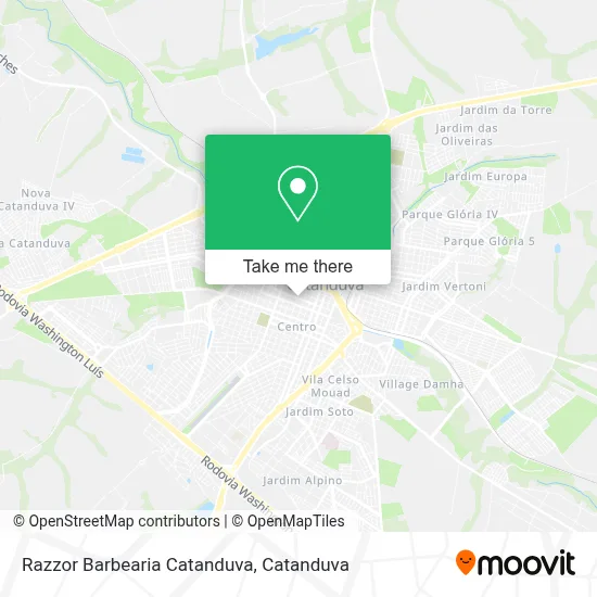 Razzor Barbearia Catanduva map