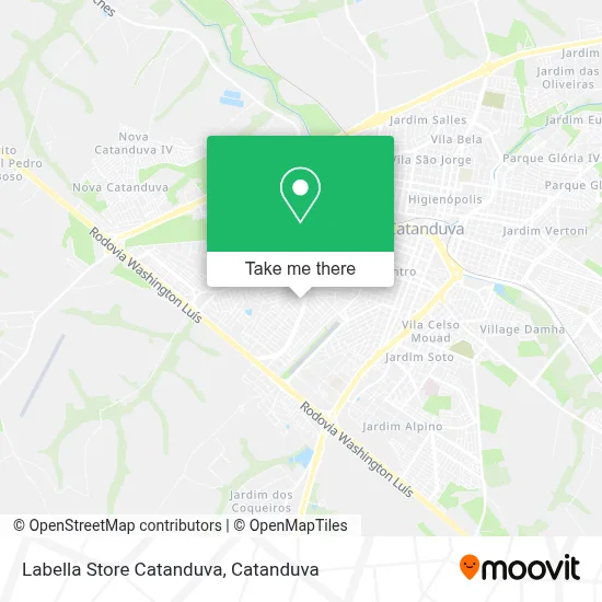 Labella Store Catanduva map