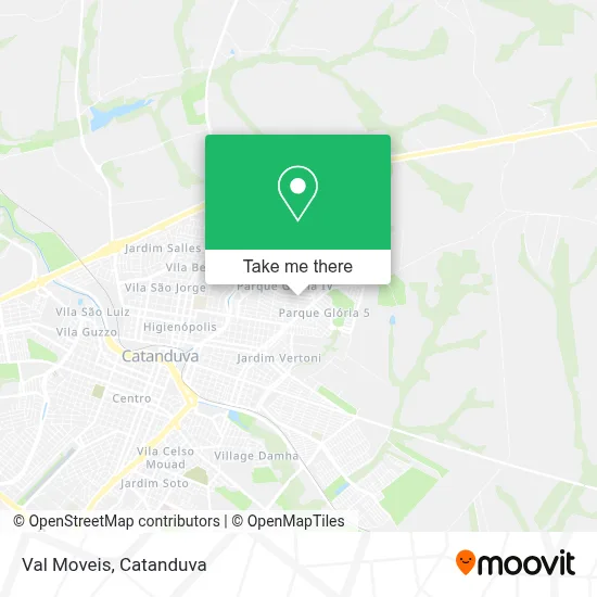 Val Moveis map