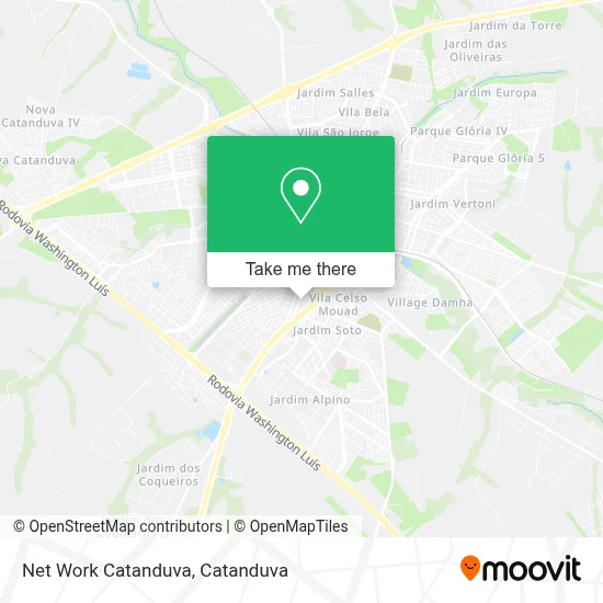 Net Work Catanduva map