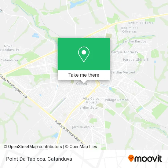 Point Da Tapioca map